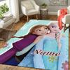 Custom 1Pc Elsa'S Magical Sparkle Rug Office Carpet Indoor Outdoor Entrance Doormat Nonslip Soft And Comfortable Living Room D91671