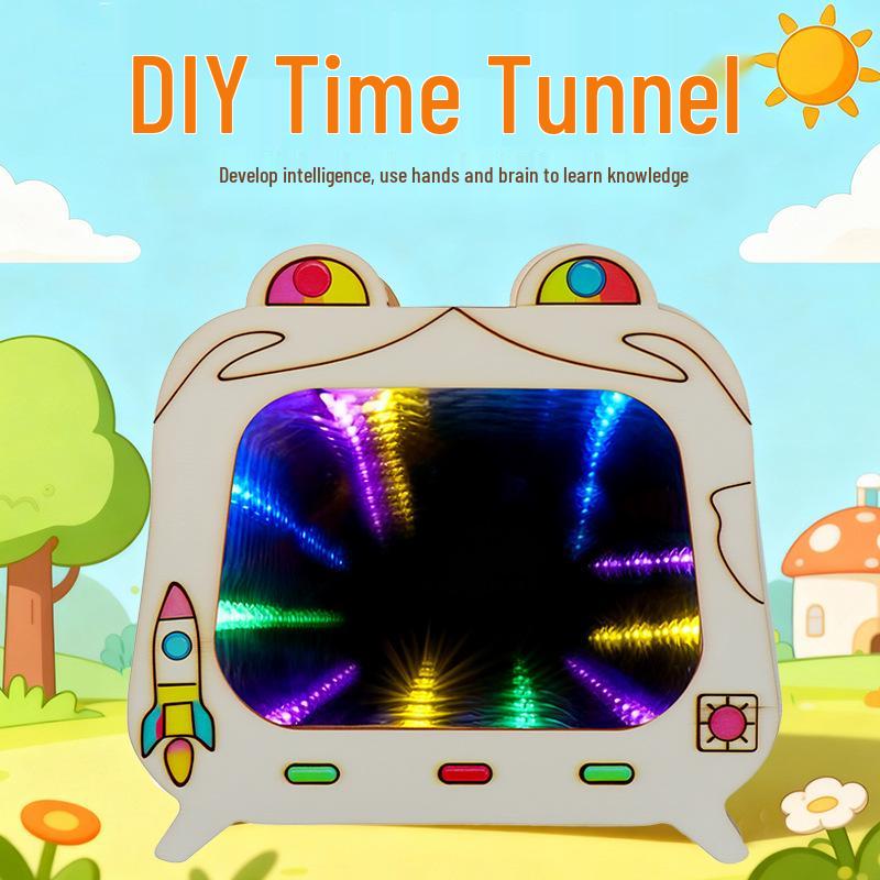 DIY Light Tunnel Experiment Kit: Optical Principles & Mirror Reflection for Students