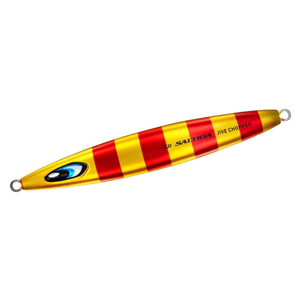 Daiwa Saltiga Jive Chopper 300g Slow Jigging Jig with ML Akakin Zebra
