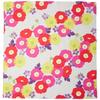 Musubi Furoshiki Wrapping Cloth Approximately 70cm Kohare Flower Stripe Gray Made In Japan 21414-217