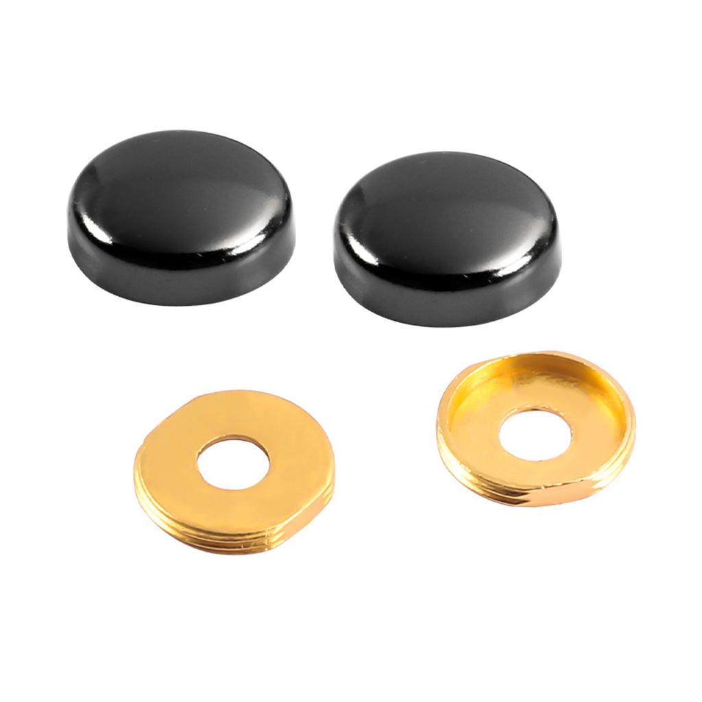 20Pcs Decorative Glass Screws Hat Nails Portable Accessory for Furniture and Glass with Washers Elegant Finish