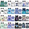 Lilo Stitch Kids Waterproof Backpack Set Oxford School Bag With Pencil Case For Elementary Students