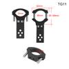 Motorcycle Headlight Bracket Universal Mount TG11/TG13 Aluminum Alloy Adjustable Clamp Spotlight Holder