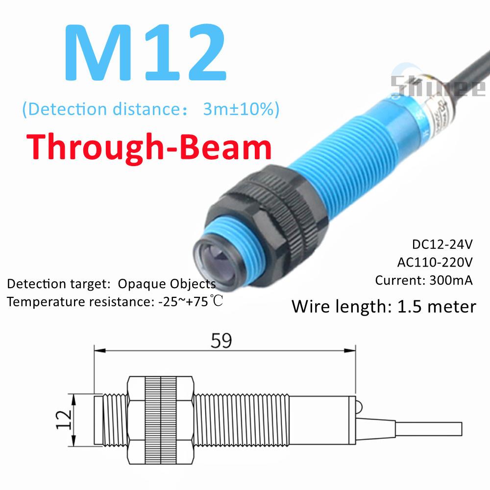 1PCS E3F-DS30C4 Proximity Switch Photoelectric Sensor Switch NPN PNP DC6-36V 30cm Detection Range Adjustable Diffuse Reflection