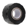 2pcs Self Fusing Tape Non Adhesive 0.98in X 9.84ft Water Proof Black Rubber Leak Proof Sealing Tape for Pipe