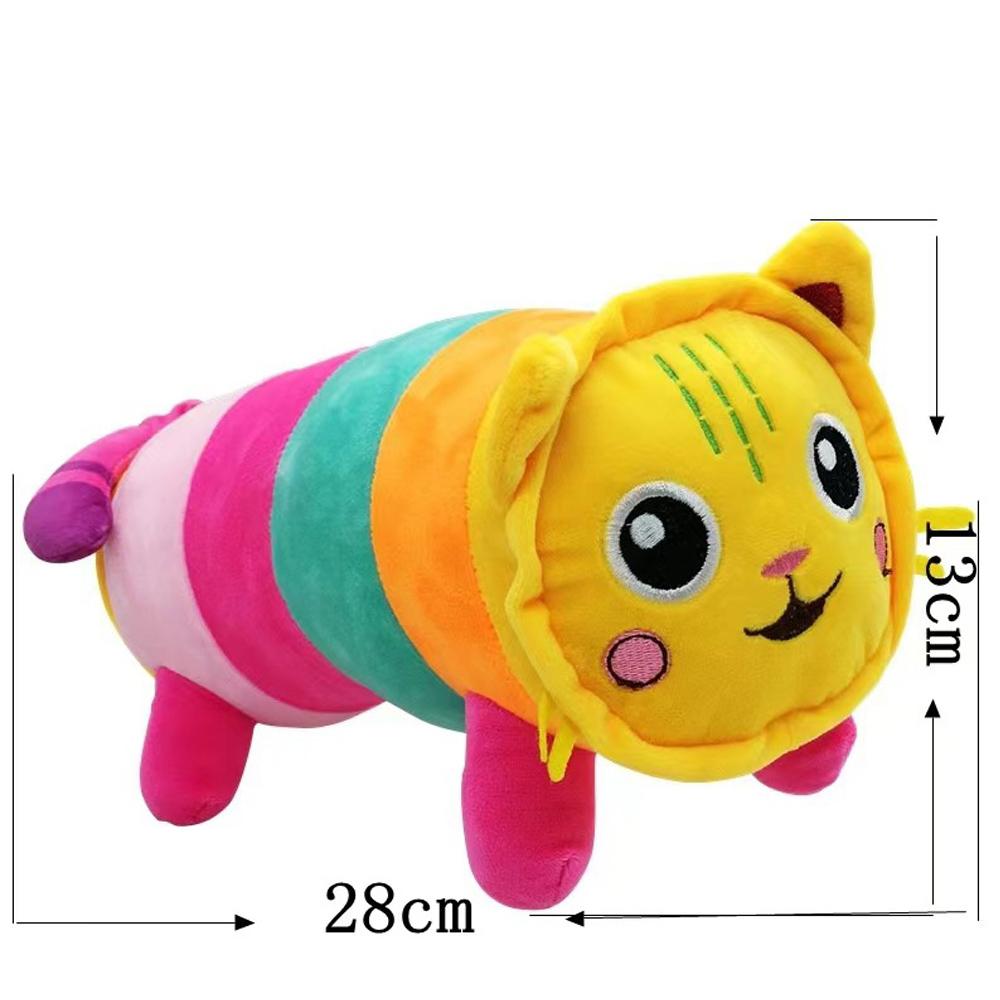 Girl Doll Kid Birthday Sticker Durable Gift Lovely Gabby Dollhouse Plush Toy Mercat Cartoon Stuffed Animals Smiling Cat Car Cat Hug Gaby