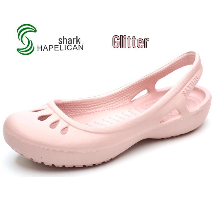 Women's Closed-Toe Garden Sandals: Summer 2025, Lightweight, Non-Slip, Flat Heel, Soft Sole