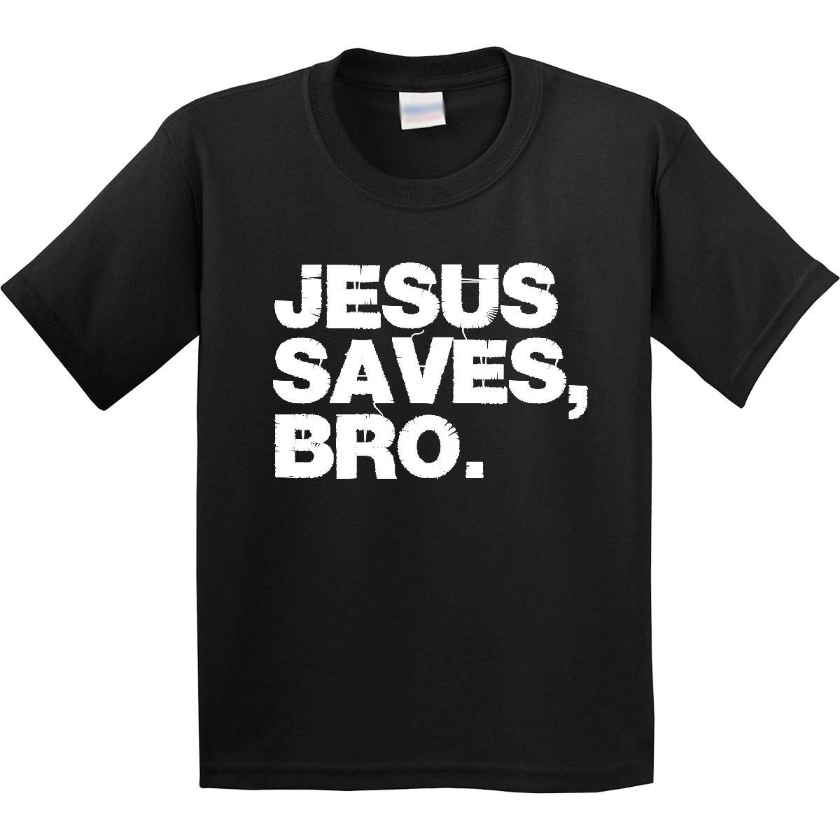 Inktastic Jesus Saves, Bro. Youth kids boys T-Shirt Christian Love Teen Tee Kids Children 100
