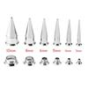 6Pcs Stainless Steel Ear Gauge Stretching Kit Plug Taper Insertion Pin for Ear Tongue Stretcher Piercing Stretching Tool