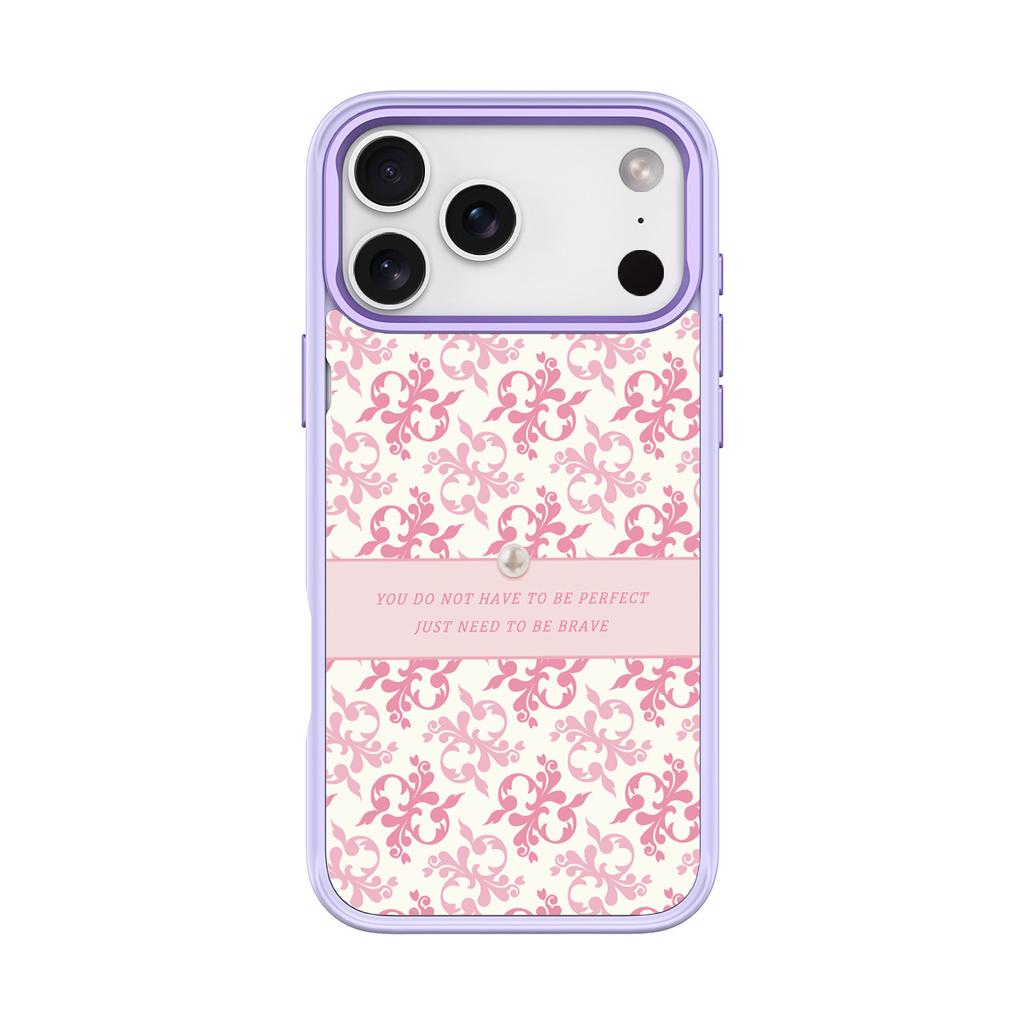 Applicable to Apple 17 mobile phone case, advanced sense 16 replaceable back plate 15promax magnetic mobile phone case, light pink pattern