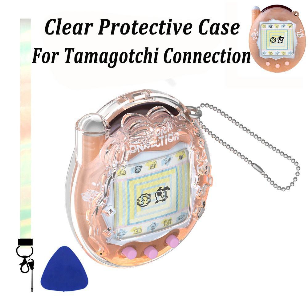 Transparent Protective Case Clear Cover for Tamagotchi Connection Game Console Accessories