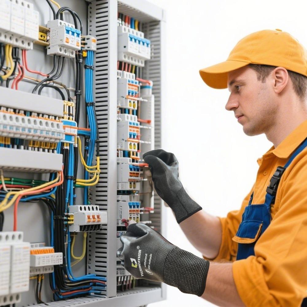 Ultratenké bezpečnostní elektrikářské rukavice 400/500V Rukavice proti úrazu elektrickým proudem Prostředí nízkého napětí