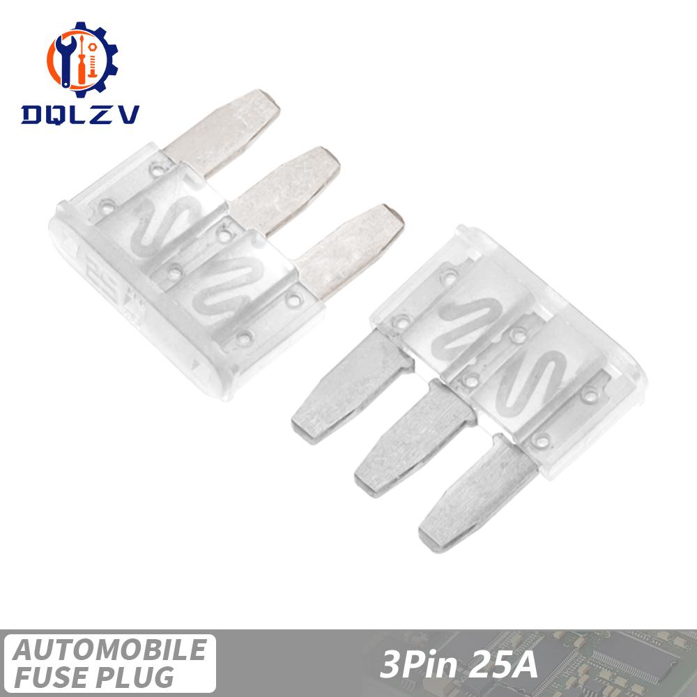 Micro3 Fuse 3 Pins High Quality Automotive Car Fuses For Ford Focus Mondeo Dodge JEEP 5A 7.5A 10A 15A 20A 25A 30A