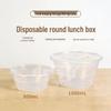 Xiaoyueya Disposable Round 1L Meal Prep Containers with Lids (10-Pack)