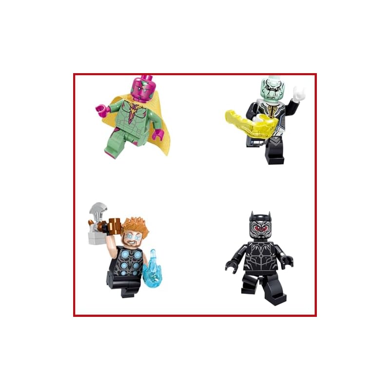 Avengers Blocks Marvel Iron Man Toys Birthday Gift for Boys Building Blocks [16 Blocks]