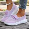 Plus Size Shoes for Women 36-43 Autumn Fashion Lace Up Mesh Breathable Comfortable Platform Non-slip Sneakers Women Shoes