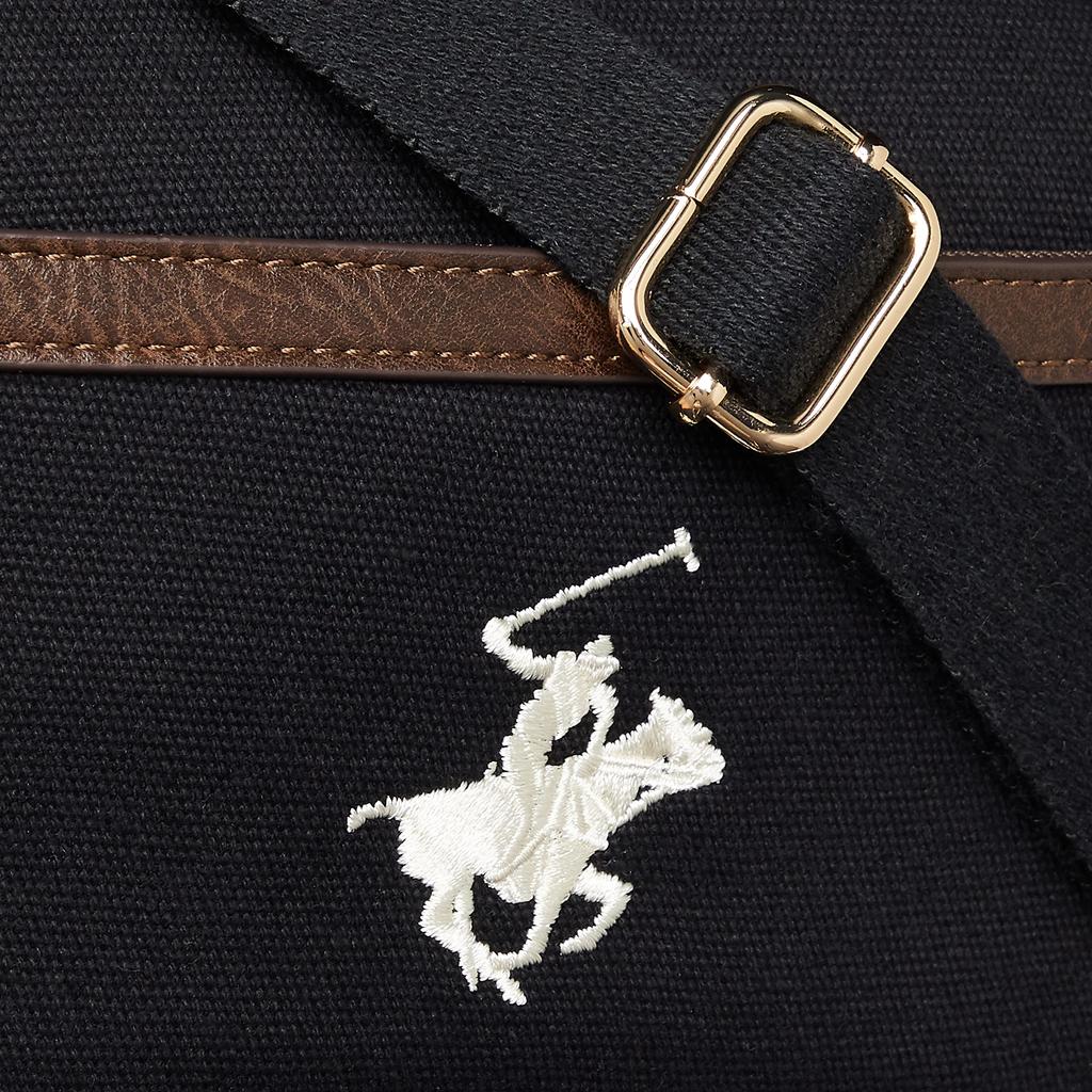 Beverly Hills Polo Club Canvas Umhängetasche BH1009N Damen Schwarz x Schwarz Einheitsgröße