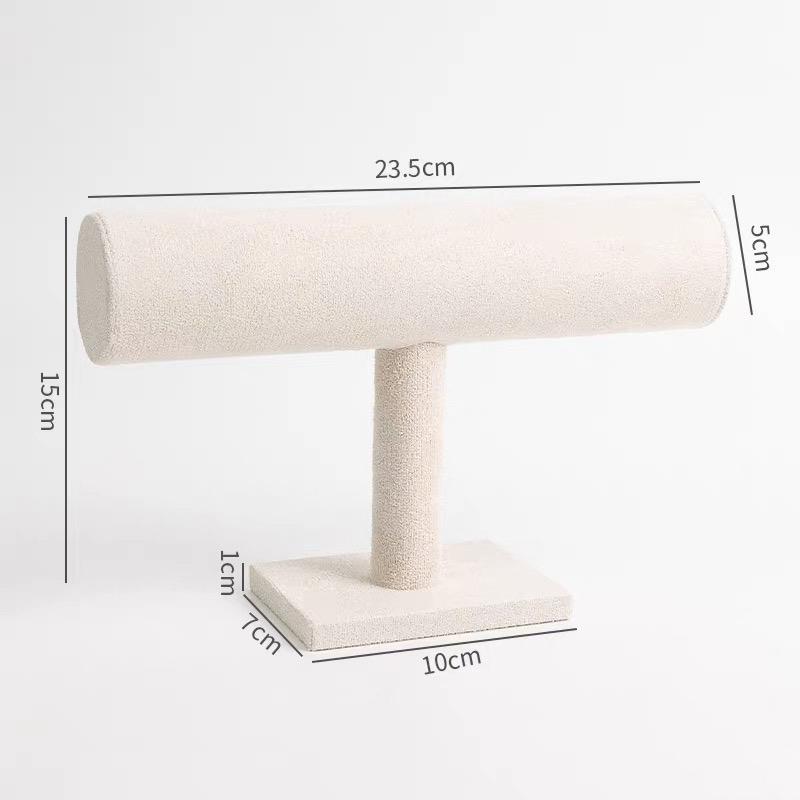 WTEMPO Jewelry Display Stand Bracelet & Necklace Holder No Assembly Required Sturdy Base for Necklaces Bracelets Earrings Showcase