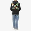 Off-White Brush Arrows Slim Skate Hoodie 'Black Multi-Color' Men's OMBB097S23FLE0041084