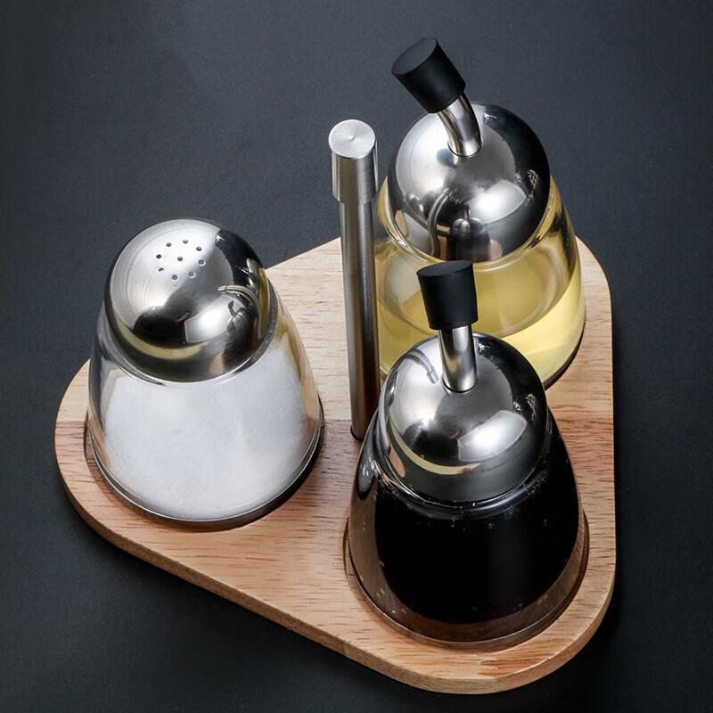 Fanteng 3-Piece 304 Stainless Steel Condiment Set