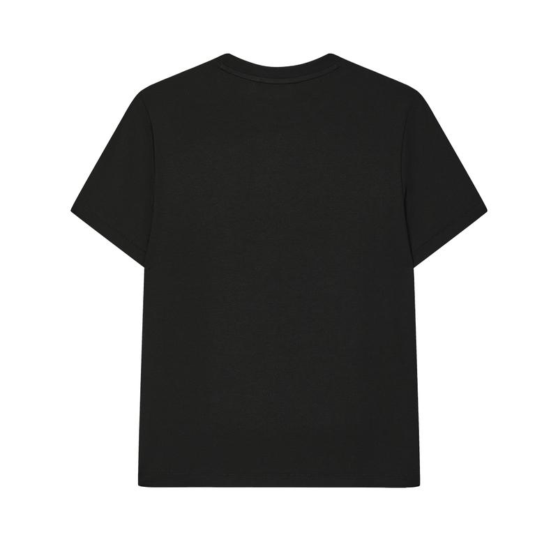 

New FILA MILANO Italian Luxury Sports Collection T Shirt Women s Jet Black F11W435103FBK 165/84A/M