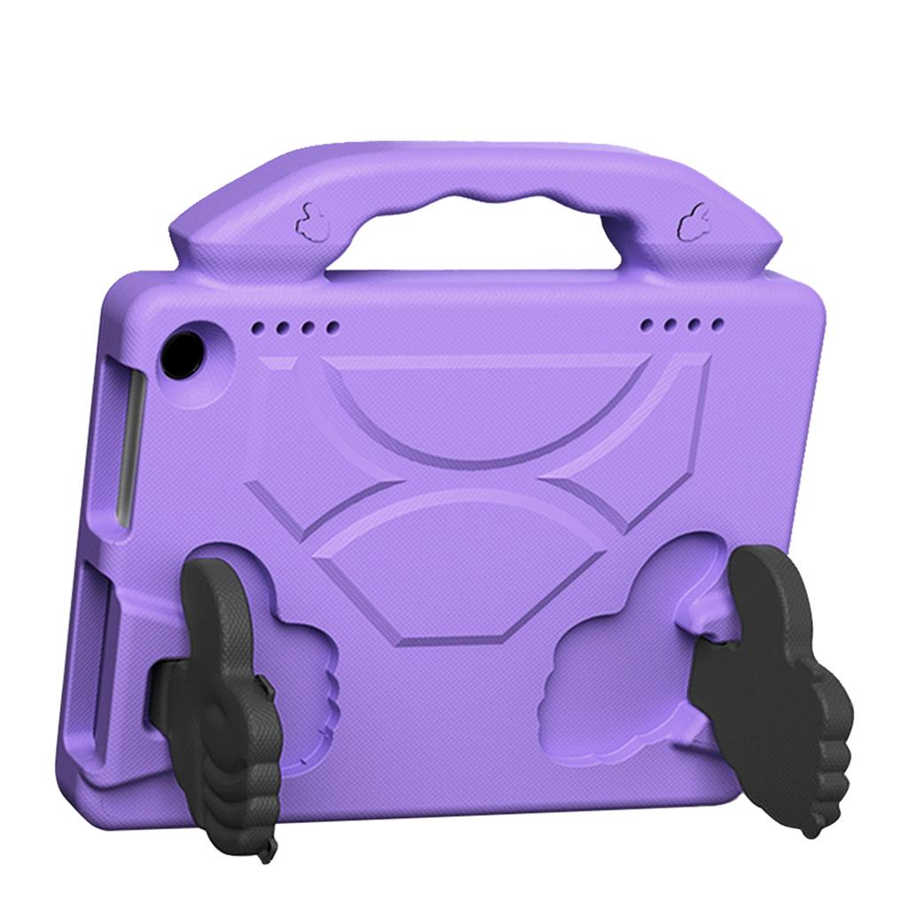 Thumb Design Protective Case Fits for Kindle Fire HD8 HD8 Plus EVA Shockproof Protector with Rotatable Handle