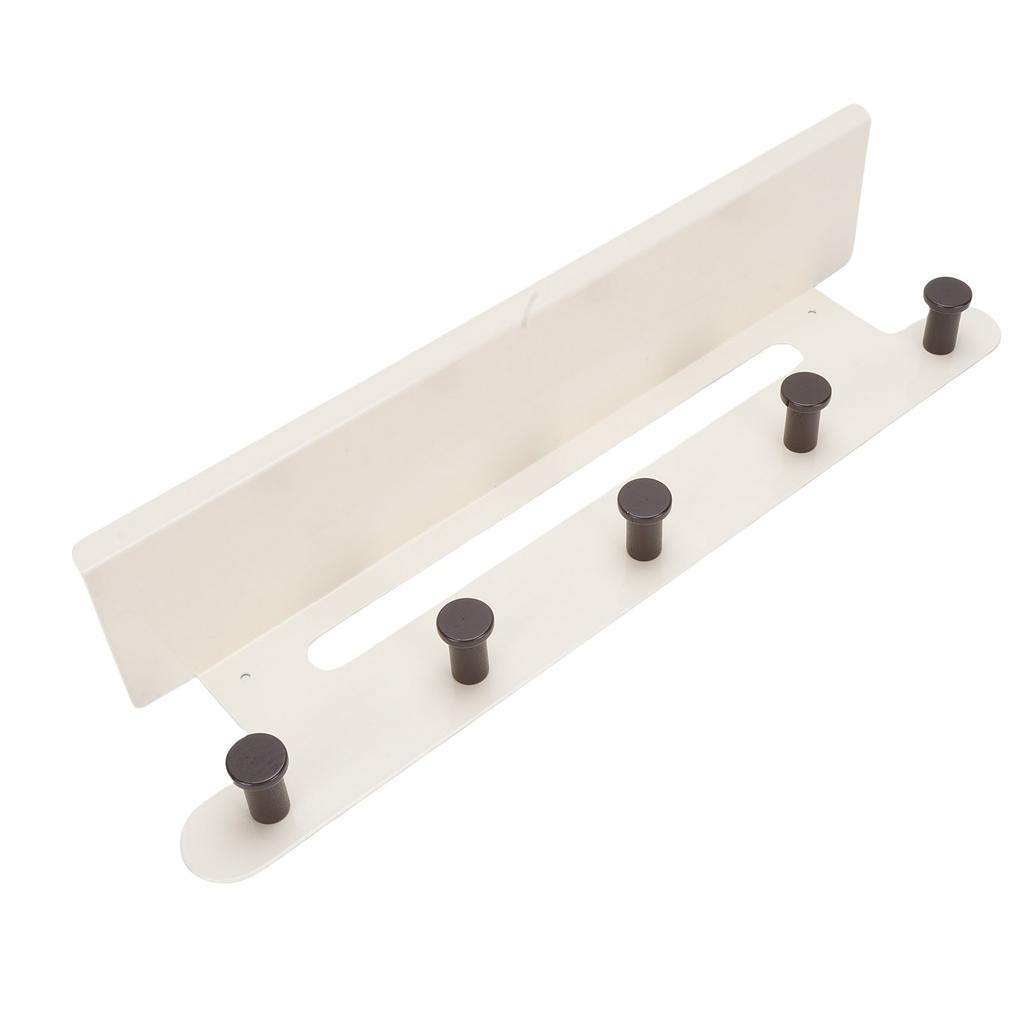 Wall Mount Clothing Rack with Board Hanging Storage Shelf Coat   for Home Entryway Bedroom Bathroom