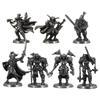 White Brass Adventurer Guild Soldiers Figurine Models Finished Desktop Game Ornament Military Figurines Men Boys Collection Gifts