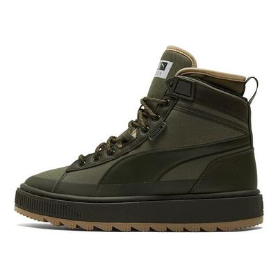 Adidași Casual Mid Wtr din Piele Suede Adidași Unisex High-Top Maro-Măsliniu 380708-03
