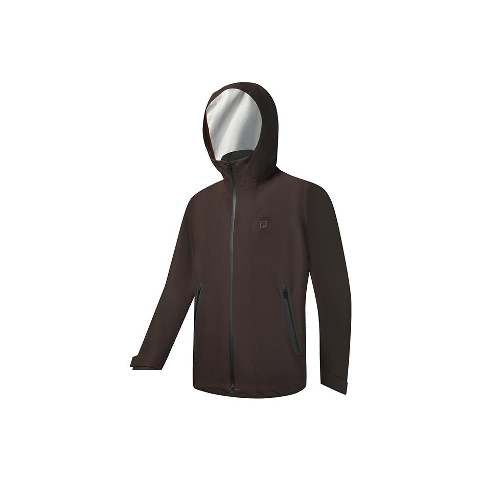 Fila Fitness Fashion Outdoor Versatile Detachable Waterproof Warm Two-Piece Set Men Outerwear Black A11M541704FDR