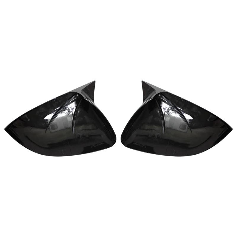 For Mercedes-Benz C-Class W206 2025-2025 Glossy Black Carbon Fiber Style Car Rearview Mirror Cover Car Accessories
