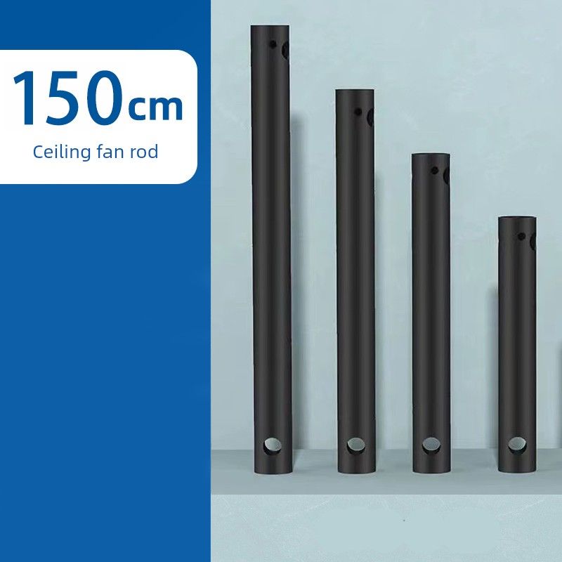 Diamond Brand Schwarzer Deckenventilator Ausleger Zubehör Verlängerungsstange Langer Ausleger 50 60 80 CM1 M 1,2 M 1,5 M