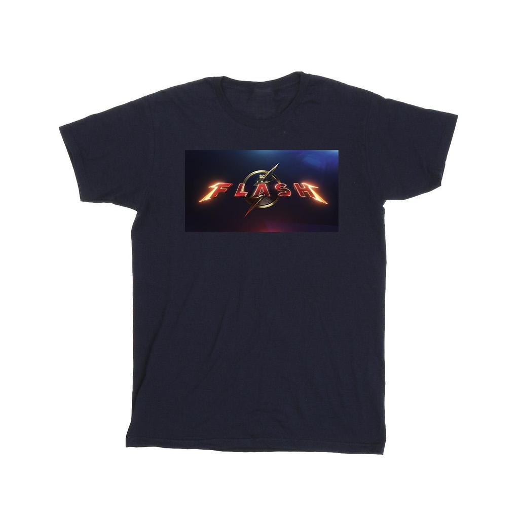 DC Comics Mens The Flash Movie Logo T-Shirt