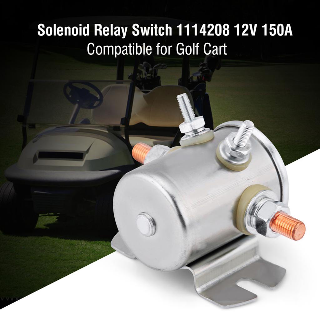 Continuous Duty Solenoid Relay Switch 12V 150A for Cart 1114208 1114218 67‑702