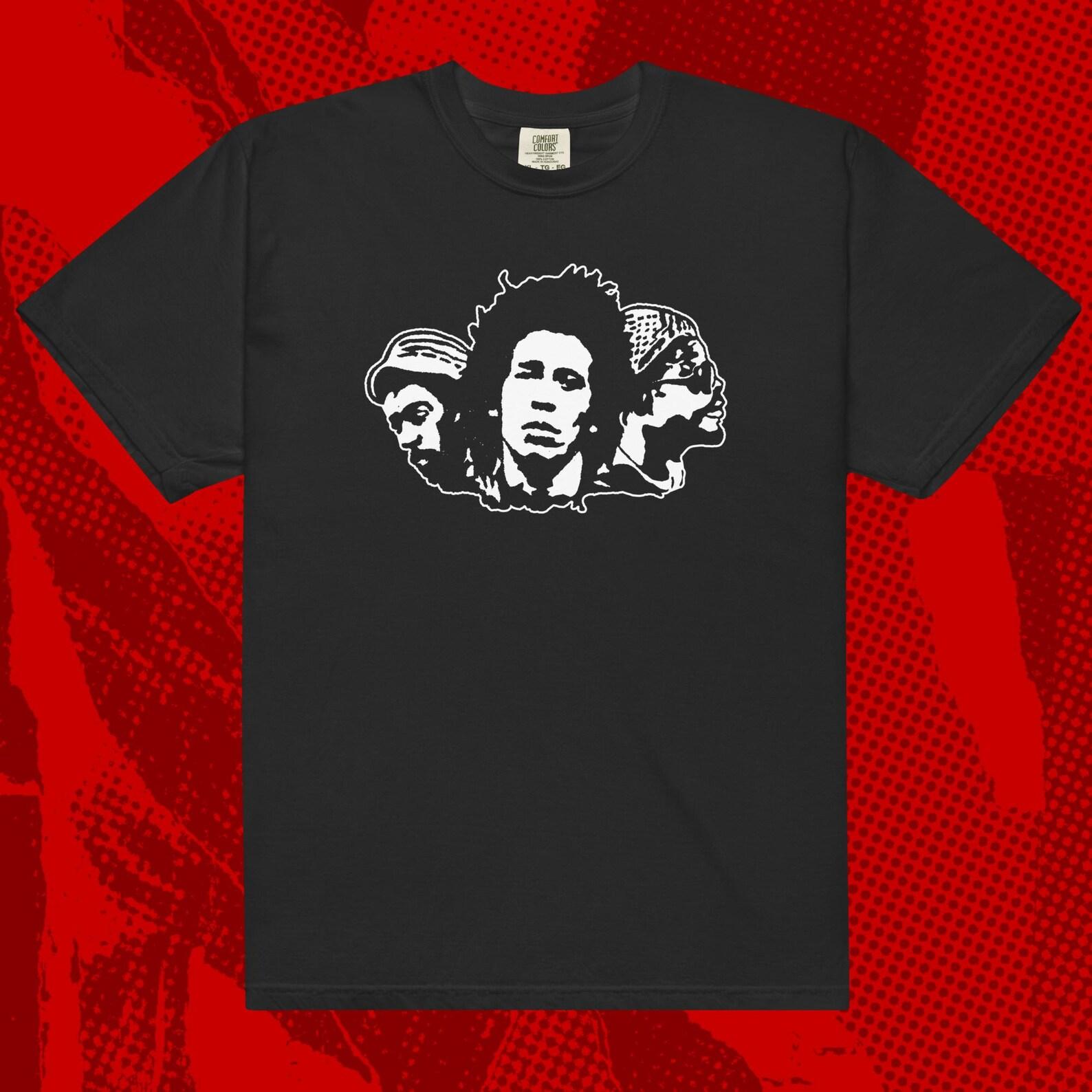 The Wailers Trio Shirt | Bob Marley Peter Tosh Reggae Rasta Jamaica S