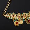 Elegant Gold Alloy Waist Chain with Rhinestone Tassels for Women
