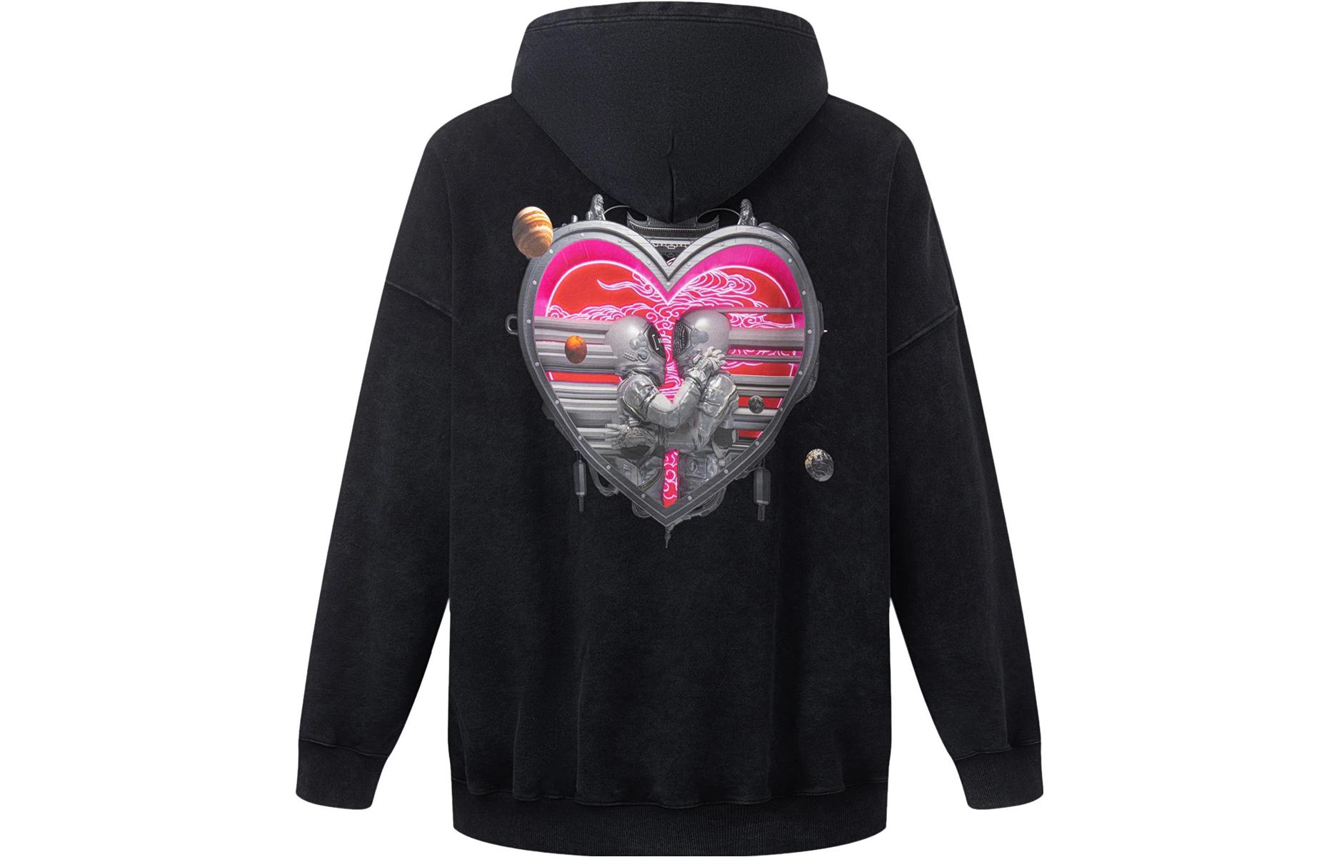 Li Ning Sweatshirts Unisex Hooded Moderate Regular AWDT231-1 L