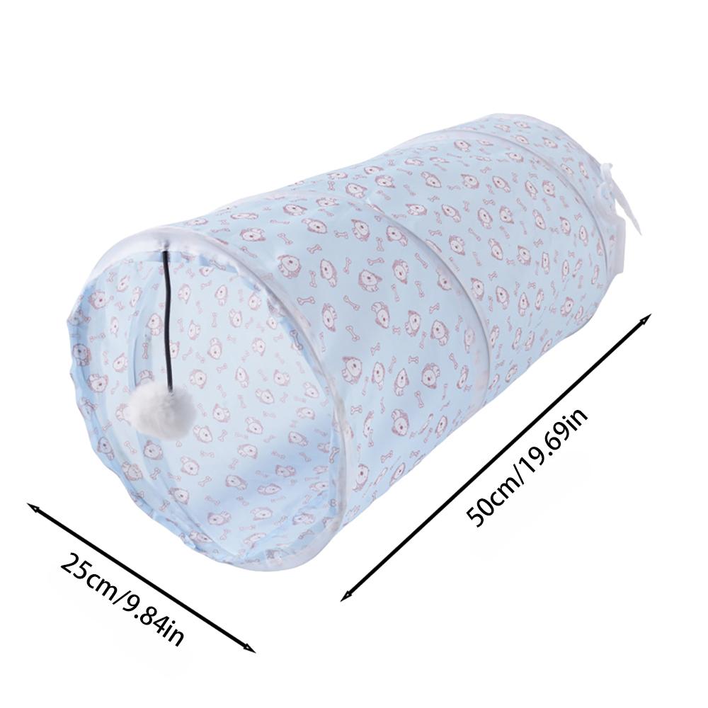 

Туннель для кошек, трубка для домашних животных, складная игровая игрушка для дома и улицы, игрушки для щенков, головоломки, тренировки, скрытие