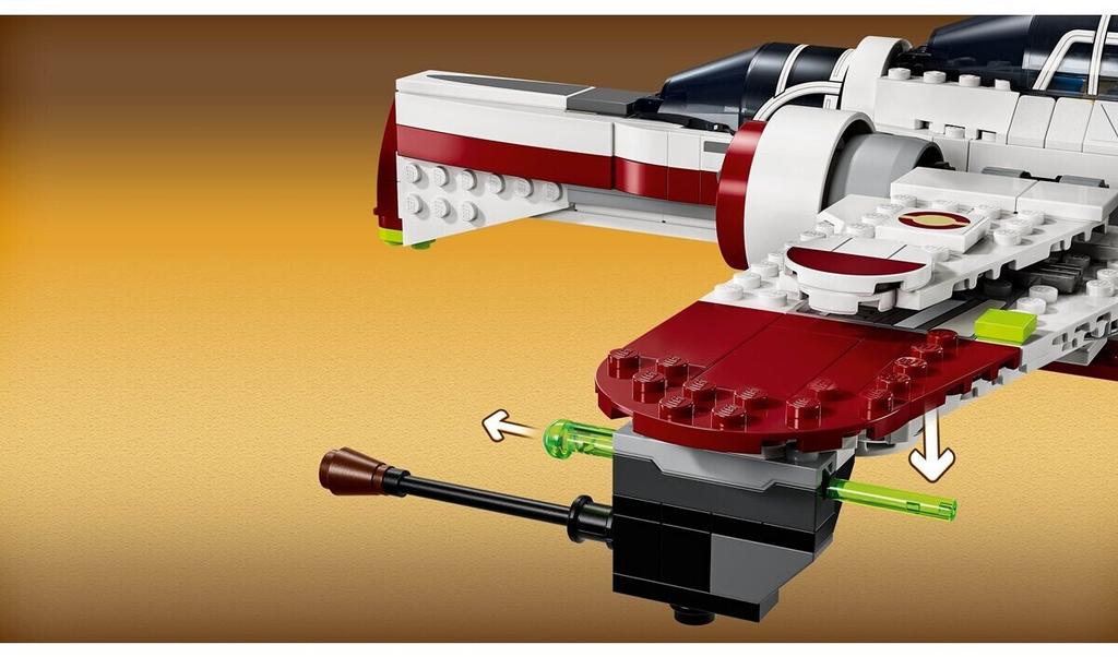 LEGO конструктор Космический корабль Звездные войны – Звездный истребитель ARC – 170 (75402)