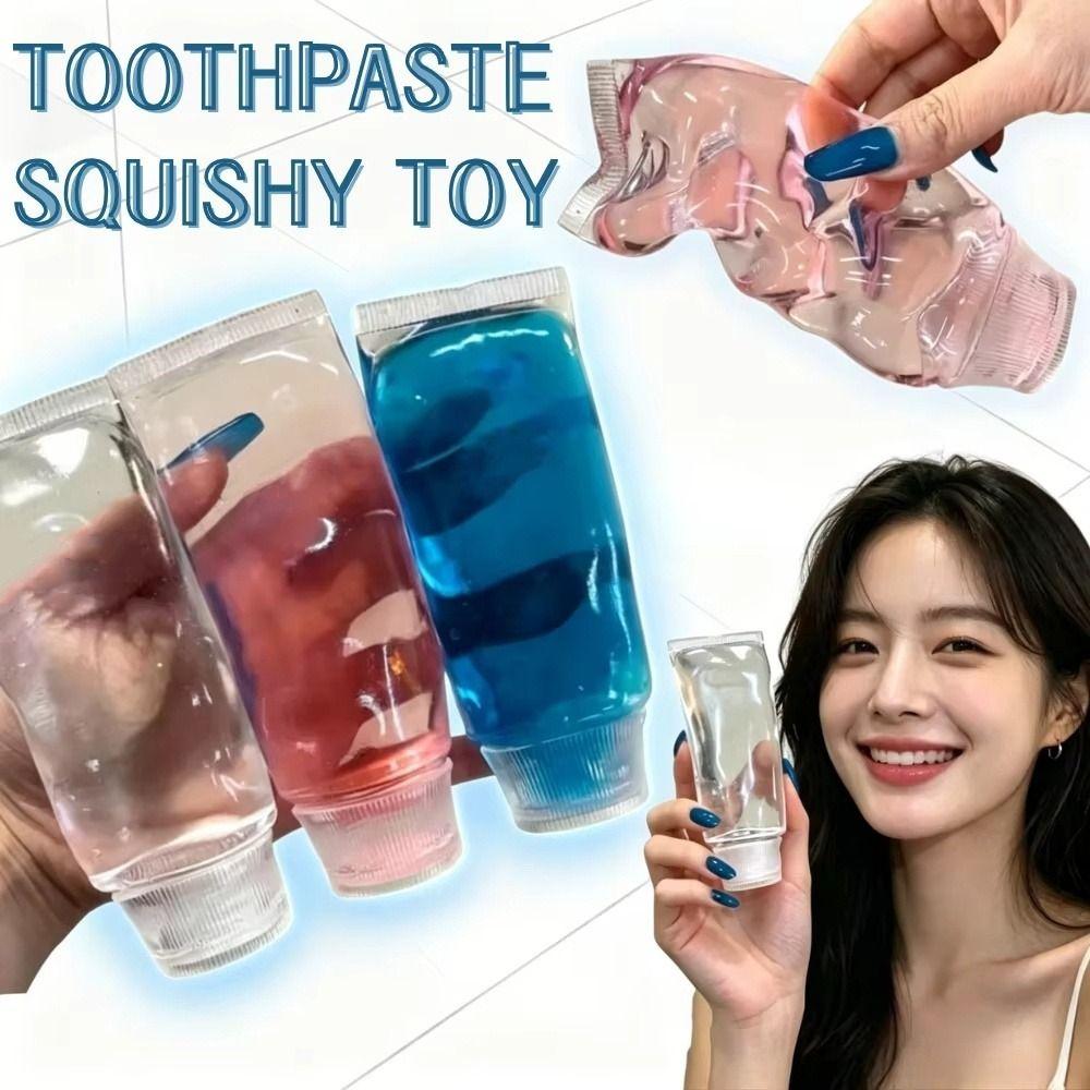 Shapeable Facial Cleanser Fidget Non-Bounce Squishy Toy Toothpaste Squishy Toy Birthday Gift