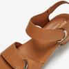 Portfolio Portfolio By ESquire Women S Platform Heel Velcro SandalS Camel