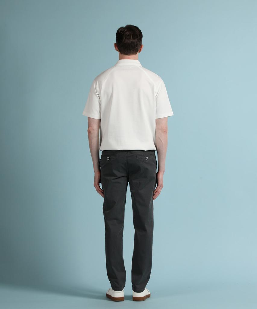 PANICALE Charcoal Basic Cotton Chino Pants