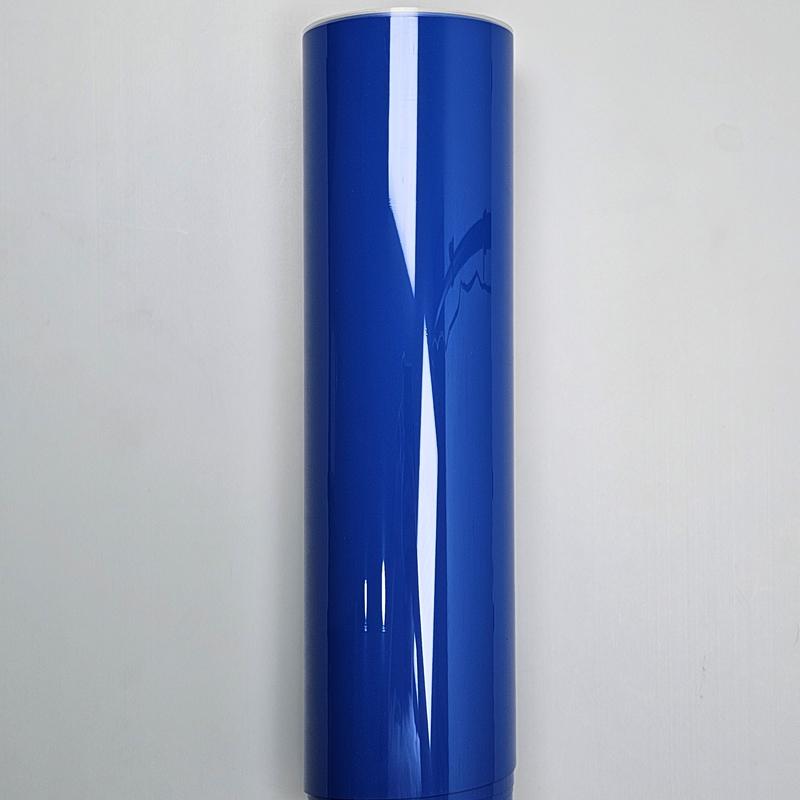 High Glossy Royal Blue Vinyl Wrap Car Film Covering Stikers for Car Tuning Stickers Decals for Vehicle Adhesive Vinyl Roll Cover