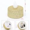 12/6/3/1Pcs Glitter LED Candles Battery Operated Tea Light Flameless Electric Candles Xmas Wedding Party Decorations Table Lamp