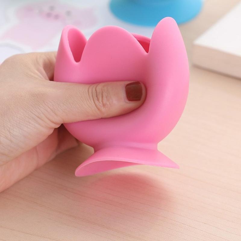 Multifunktionale Silikon-Schreibtisch-Organizer Müllaufbewahrungskugel 5D Diamantmalerei Stifthalter Aufbewahrungs-Gadgets Kunst Nähwerkzeug