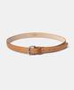 Hallen (W) Vintage Silver Buckle Belt (T011_Tan)