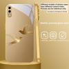 golden flying bird For Samsung A 01 52S A04 A05S A10 A12 A13 22 23 24 36 42 M02 Note 10 20Ultra 8 9 Golden glass phone case