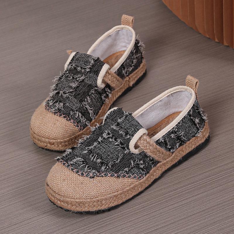 Women's Hemp Rope Bottom Ethnic Style LazyCasual Single Shoes