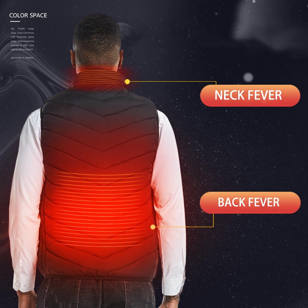 Heated Vest Heating Jacket for Men and Women USB Electric Warmer Clothes Outdoor