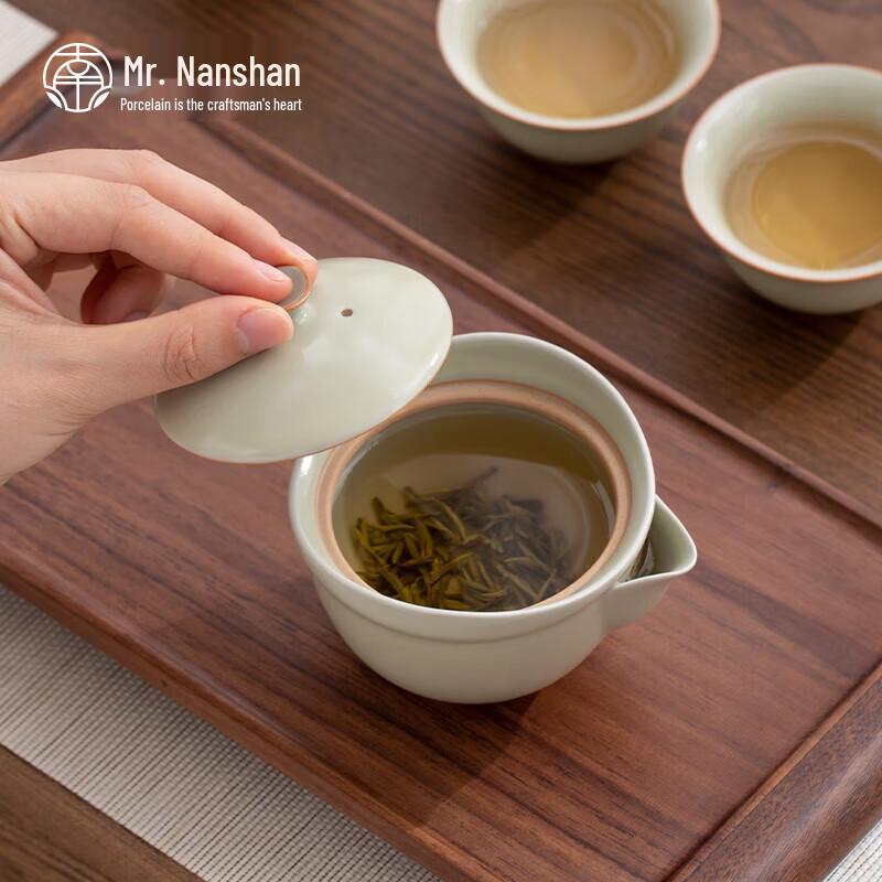 Mr. Nanshan Kung Fu Ceramic Hand-grip Teapot